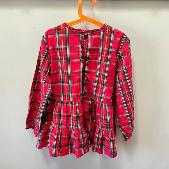 Crwecuts Girls' tiered top in‎ red Stewart tartan- XL - Picture 5 of 5